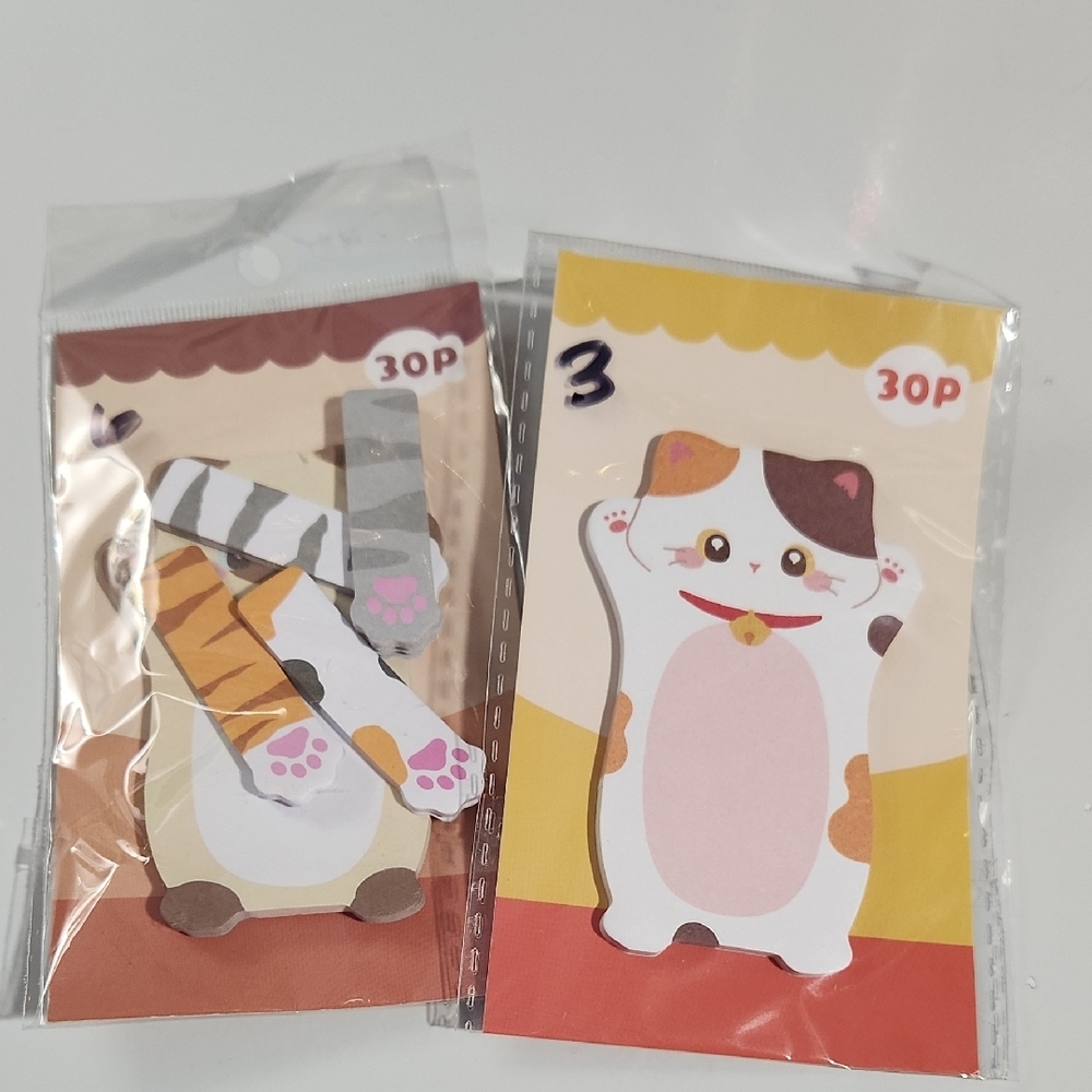 Cute Cat Paw Bookmarks - Multicolor
